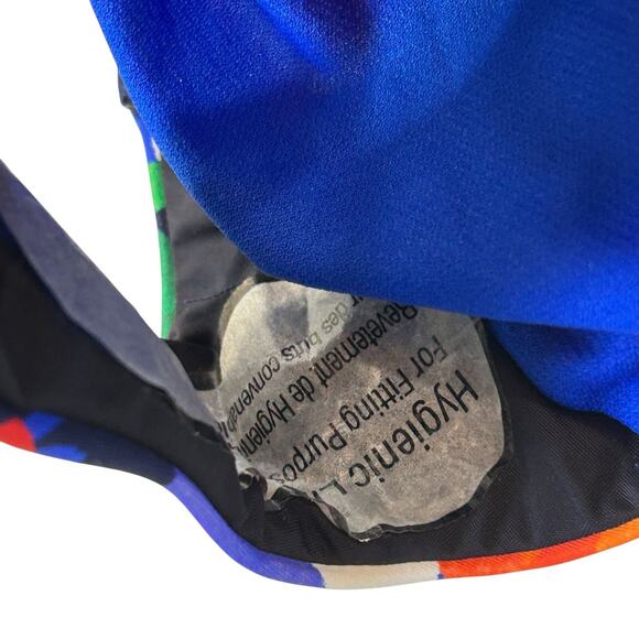 Lauren Ralph Lauren Floral Shirred Plunge One Piece Swimsuit Women’s 14 NWT - Picture 7 of 9